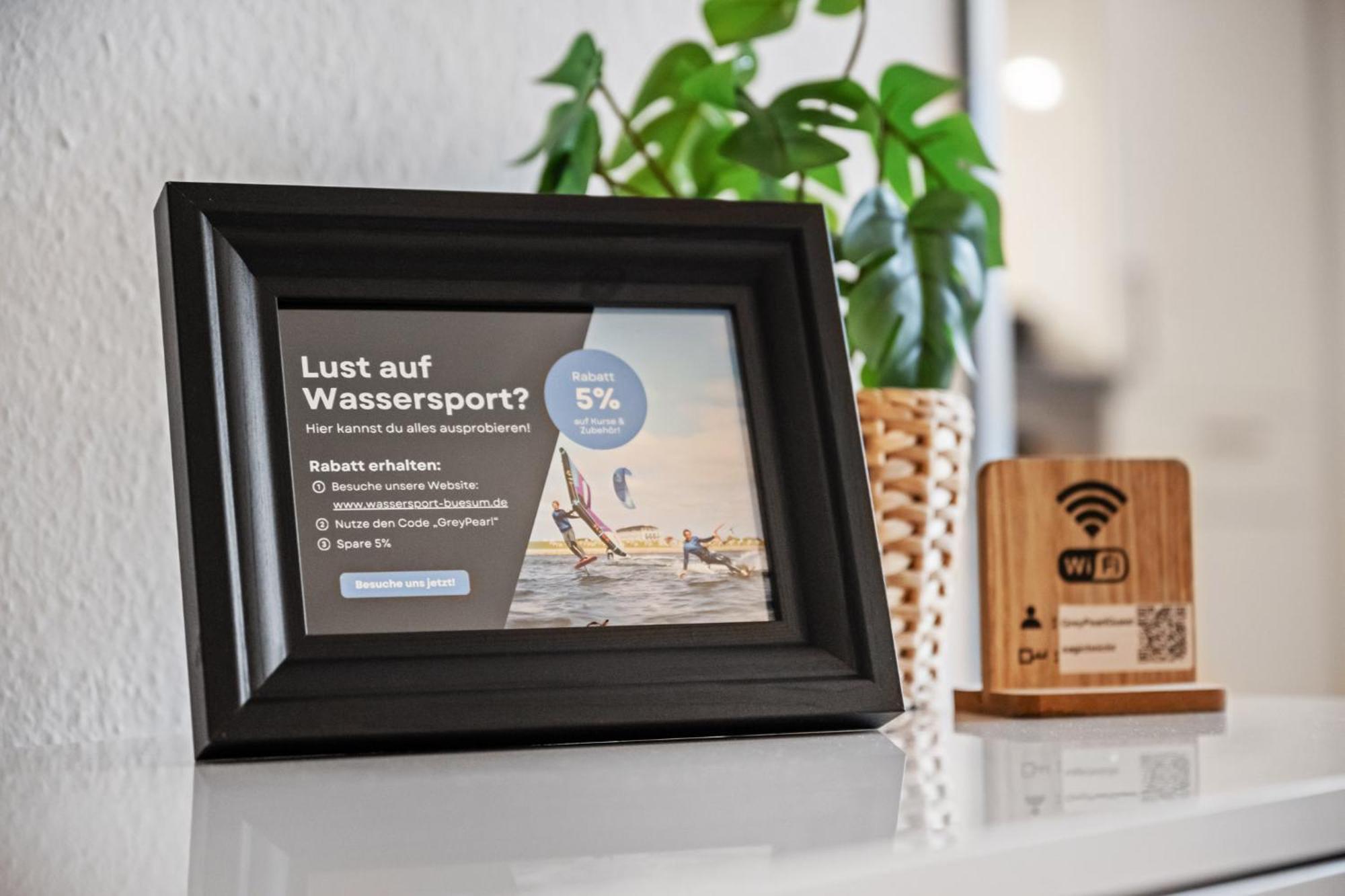 Greypearl - Ruhig Gelegen Mit Terrasse - Strandnaehe - Parkplatz - Wlan Büsum Екстериор снимка